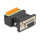 Delock D-Sub 9 Buchse zu Terminalblock Adapter mit Drucktaster