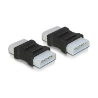 Delock Adapter 4 Pin Molex Stecker zu Stecker