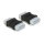 Delock Adapter 4 Pin Molex Stecker zu Stecker
