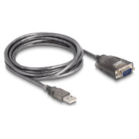 Delock Adapter USB 2.0 Typ-A zu 1 x Seriell RS-232 D-Sub...