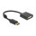 Delock Adapter DisplayPort 1.2 Stecker zu DVI Buchse 4K Aktiv schwarz