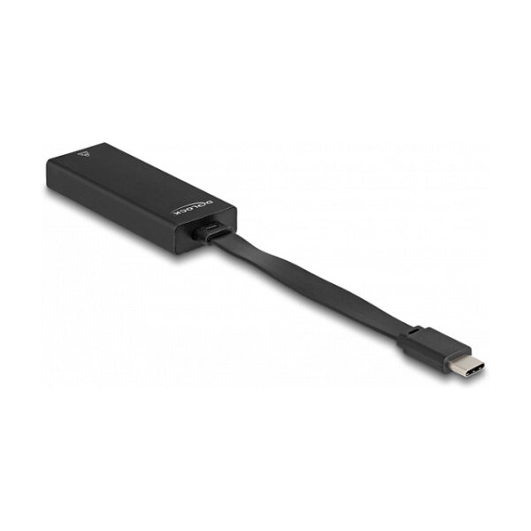Delock USB Type-C™ Adapter zu Gigabit LAN 1 x RJ45 slim ASIX