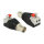 Delock Adapter BNC Buchse > Terminalblock mit Drucktasten 2 Pin