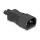Delock Netzadapter IEC 60320 - C14 auf C7, Stecker / Buchse, 2,5 A, gerade