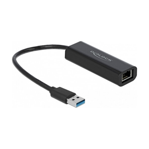 Delock USB Typ-A Netzwerk Adapter 2,5 Gigabit LAN 1 x RJ45