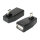 Delock Adapter USB micro-B Stecker > USB 2.0-A Buchse OTG 270° gewinkelt