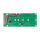 Delock Konverter U.2 SFF-8639 NVMe / SATA 22 Pin > 1 x M.2 Key M