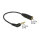 Delock Audiokabel Klinkenstecker 3,5 mm 4 Pin gewinkelt > Klinkenbuchse 2,5 mm 3 Pin