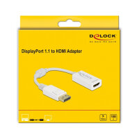 Delock Adapter DisplayPort 1.1 Stecker zu HDMI Buchse...