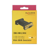 Delock Adapter VGA Stecker > VGA Buchse EDID Emulator