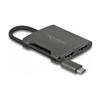 Delock USB Type-C™ Splitter (DP Alt Mode) zu 2 x...