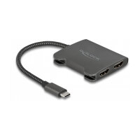 Delock USB Type-C™ Splitter (DP Alt Mode) zu 2 x...