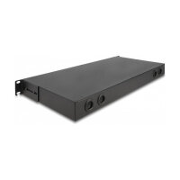Delock 19? LWL HD (High Density) Patchpanel 1 HE schwarz