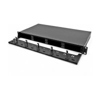 Delock 19? LWL HD (High Density) Patchpanel 1 HE schwarz