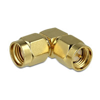 Delock Adapter RP-SMA Stecker > SMA Stecker 90°