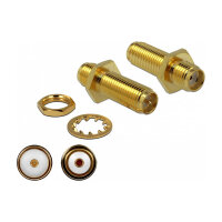 Delock Adapter SMA Buchse zu RP-SMA Buchse zum Einbau 3 GHz
