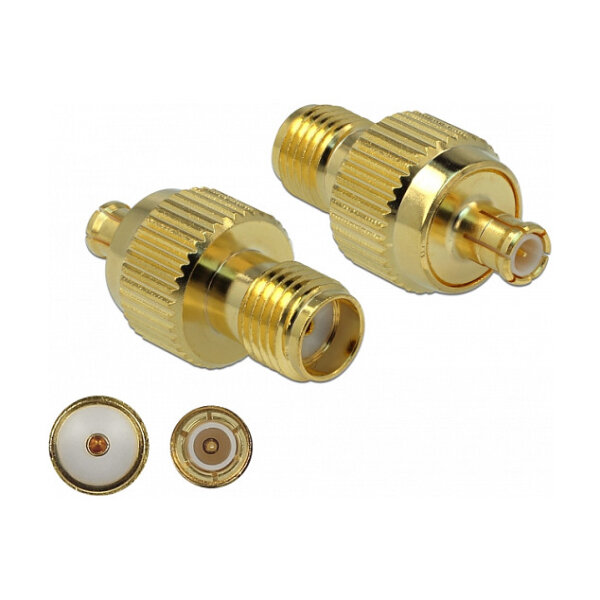 Delock Adapter SMA Buchse zu MCX Stecker 3 GHz