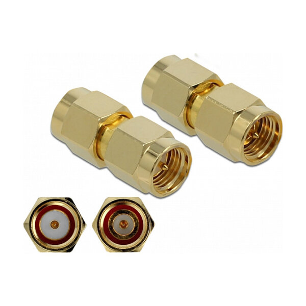 Delock Adapter SMA Stecker zu SMA Stecker 10 GHz