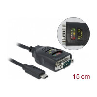 Delock Adapter USB Type-C™ zu 1 x Seriell RS-232...