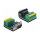 Delock Adapter D-Sub 9 Pin Stecker zu Terminalblock 9 Pin mit Drucktaster