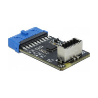 Delock USB 5 Gbps Adapter Typ-E Key A Pfostenbuchse zu...