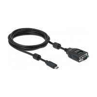 Delock USB Type-C™ zu Seriell DB9 Adapter mit 9 LED RS-232 Tester