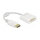 Delock Adapter DisplayPort 1.1 Stecker zu DVI Buchse Passiv weiß