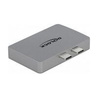 Delock Dual HDMI Adapter mit 4K 60 Hz und PD 3.0 für...