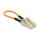 Delock LWL Loopback Adapter LC / OM2 Multimode beige
