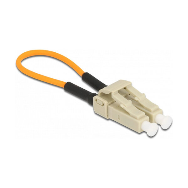 Delock LWL Loopback Adapter LC / OM1 Multimode beige