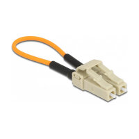 Delock LWL Loopback Adapter LC / OM1 Multimode beige