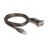 Delock Adapter USB 2.0 Typ-A zu 1 x Seriell RS-232 D-Sub...