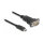 Delock Adapter USB Type-C™ zu 1 x Seriell RS-232 D-Sub 9 Pin Stecker mit Schrauben 0,25 m