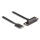 Delock M.2 Key A+E zu PCIe x4 NVMe Adapter gewinkelt mit 20 cm Kabel