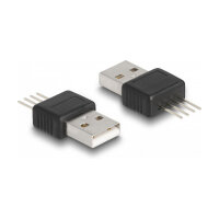 Delock Adapter USB 2.0 Type-A Stecker zu 4 Pin