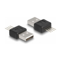 Delock Adapter USB 2.0 Type-A Stecker zu 4 Pin