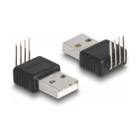 Delock Adapter USB 2.0 Type-A Stecker zu 4 Pin 90°...