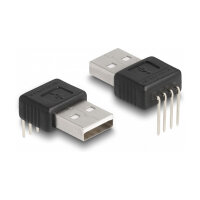 Delock Adapter USB 2.0 Type-A Stecker zu 4 Pin 90°...