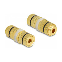 Delock Audio Adapter Polklemme zu Polklemme zum Einbau,...