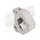 Delock Hutschienenadapter mit Keystone IEC Buchse zu Terminalblock
