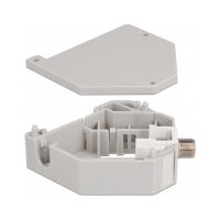 Delock Hutschienenadapter mit Keystone F Buchse zu F Buchse