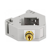 Delock Hutschienenadapter mit Keystone Polklemme zu Polklemme
