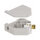 Delock Hutschienenadapter mit Keystone Polklemme zu Polklemme