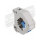 Delock Hutschienenadapter mit Keystone LC Duplex Buchse zu LC Duplex Buchse blau
