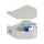 Delock Hutschienenadapter mit Keystone LC Duplex Buchse zu LC Duplex Buchse blau