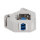 Delock Hutschienenadapter mit Keystone LC Duplex Buchse zu LC Duplex Buchse blau