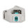 Delock Hutschienenadapter mit Keystone SC Simplex Buchse zu SC Simplex Buchse aqua