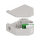 Delock Hutschienenadapter mit Keystone LC Duplex Buchse zu LC Duplex Buchse grün