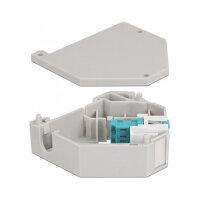 Delock Hutschienenadapter mit Keystone LC Duplex Buchse...