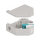 Delock Hutschienenadapter mit Keystone LC Duplex Buchse zu LC Duplex Buchse aqua
